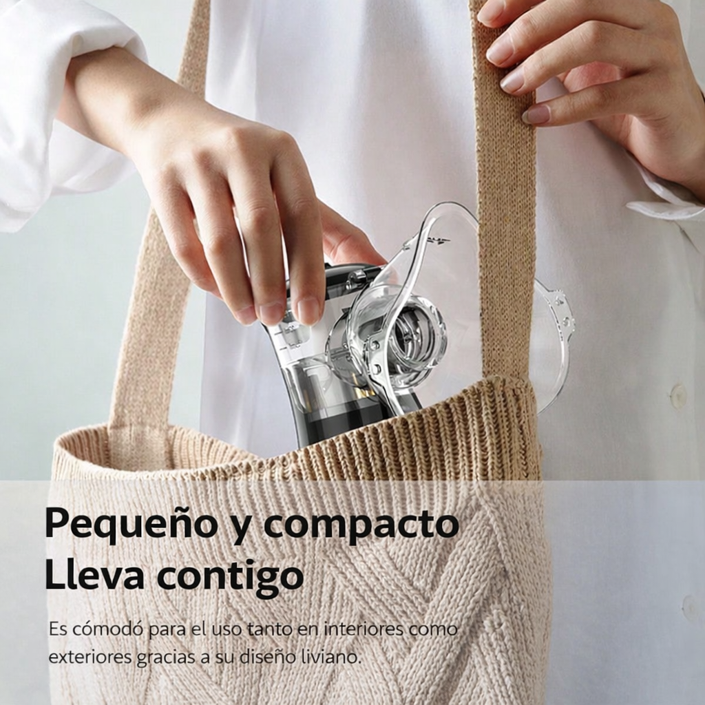 Nebulizador Portátil -Respira Mejor Donde Estés – Alivio Rápido y Silencioso💨