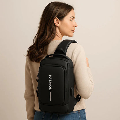 Bolso cruzado antirrobo negro