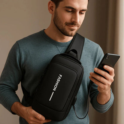 Bolso cruzado antirrobo negro