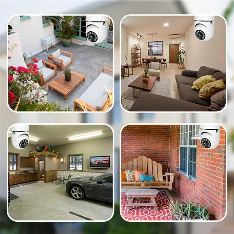 Cámara de seguridad inalámbrica adaptador bombilla