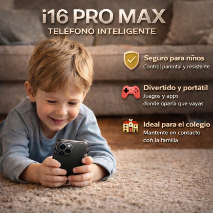 📱 i16 PRO MAX teléfono inteligente + Caja y Cargador Premium + Funda de Protección GRATIS + REGALO EXCLUSIVO 🔥