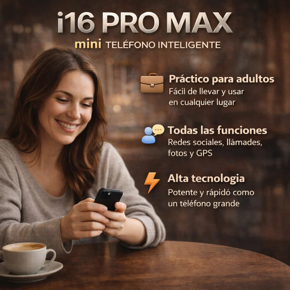 📱 i16 PRO MAX teléfono inteligente + Caja y Cargador Premium + Funda de Protección GRATIS + REGALO EXCLUSIVO 🔥
