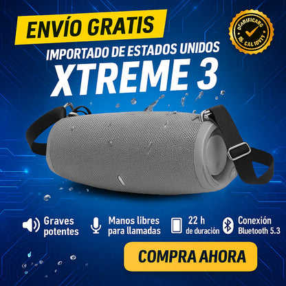XTREME BOOM 3 — “Sonido que Te Sigue a Todas Partes” 🔊✨